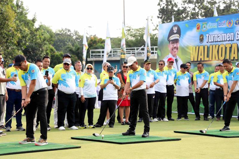 169 Pegolf Berlaga di Wali Kota Cup, Sachrudin Promosikan Wisata Olahraga
