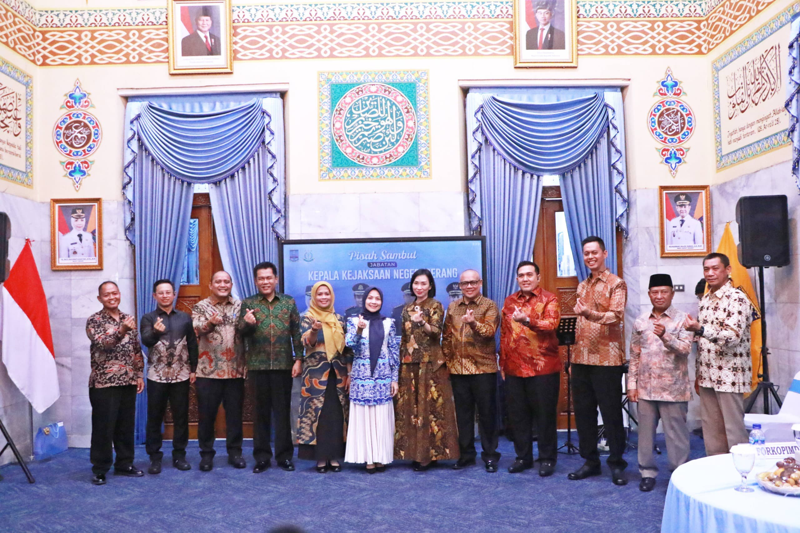 Pisah Sambut Kajari Serang, Bupati Ratu Zakiyah Bangun Sinergi Pemberantasan Korupsi