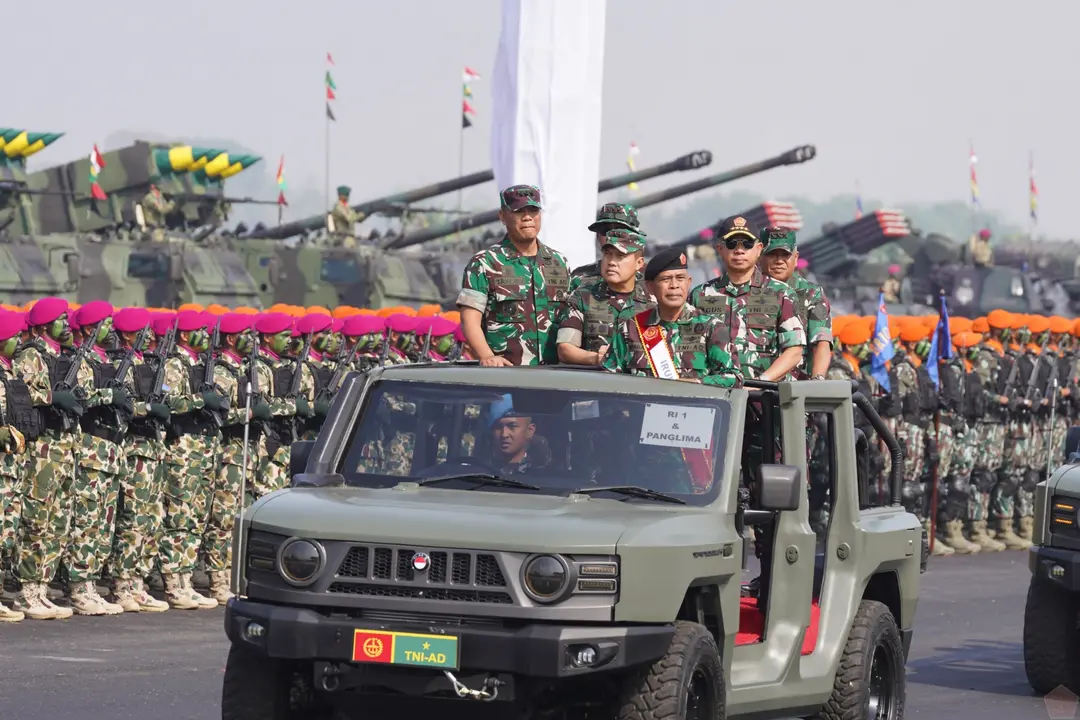 Panglima TNI Tinjau Kesiapan Upacara Gelar Pasukan Operasional dan Kehormatan Militer di Batujajar