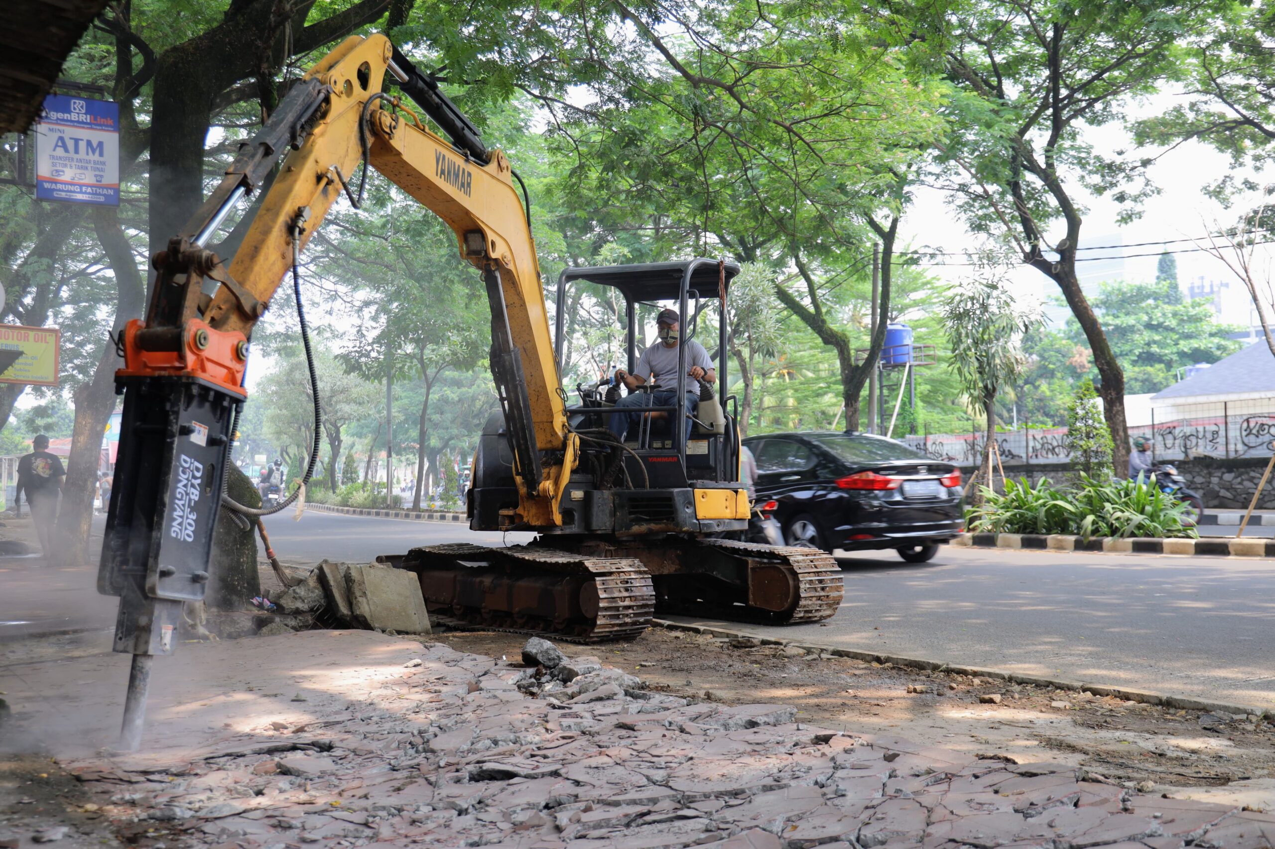 Lanjutan Revitalisasi Pedestrian Ciater Tangsel: Bakal Lebih Luas, Nyaman, Ramah Difabel dan Estetis
