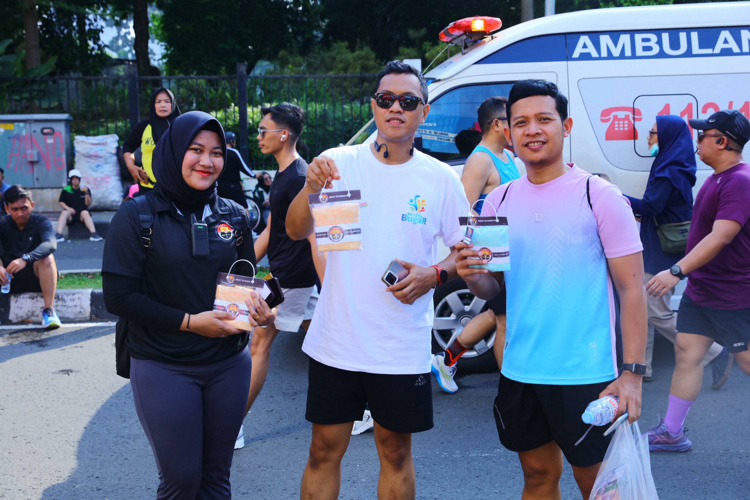 Mini Games Berhadiah Meriahkan Sosialisasi Hari Hak Untuk Tahu di CFD Jakarta