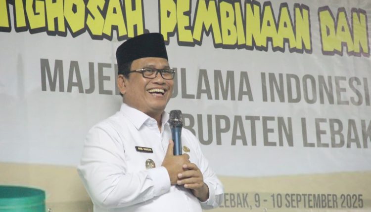 Wakil Bupati Lebak Hadiri Istighosah, Pembinaan dan Pengajian Bersama MUI Kabupaten Lebak