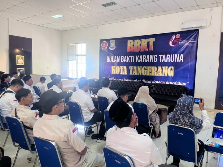 Semarak Bulan Bakti ke-65, Karang Taruna Kota Tangerang Gelar Aksi Tabur Bunga sampai Seminar Sosial