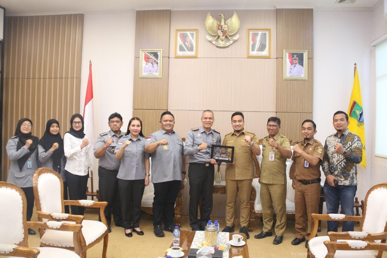 Audiensi Bersama Walikota, Kemenkum Banten Dorong Penguatan Pos Bantuan Hukum di Cilegon