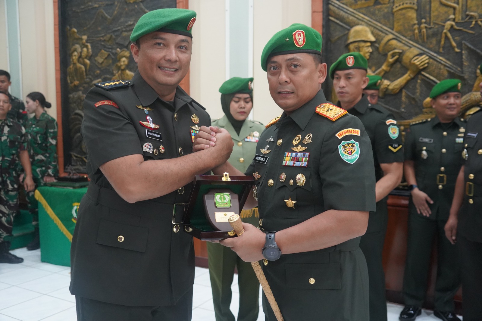 Korem 064/MY Gelar Sertijab dan Tradisi Satuan