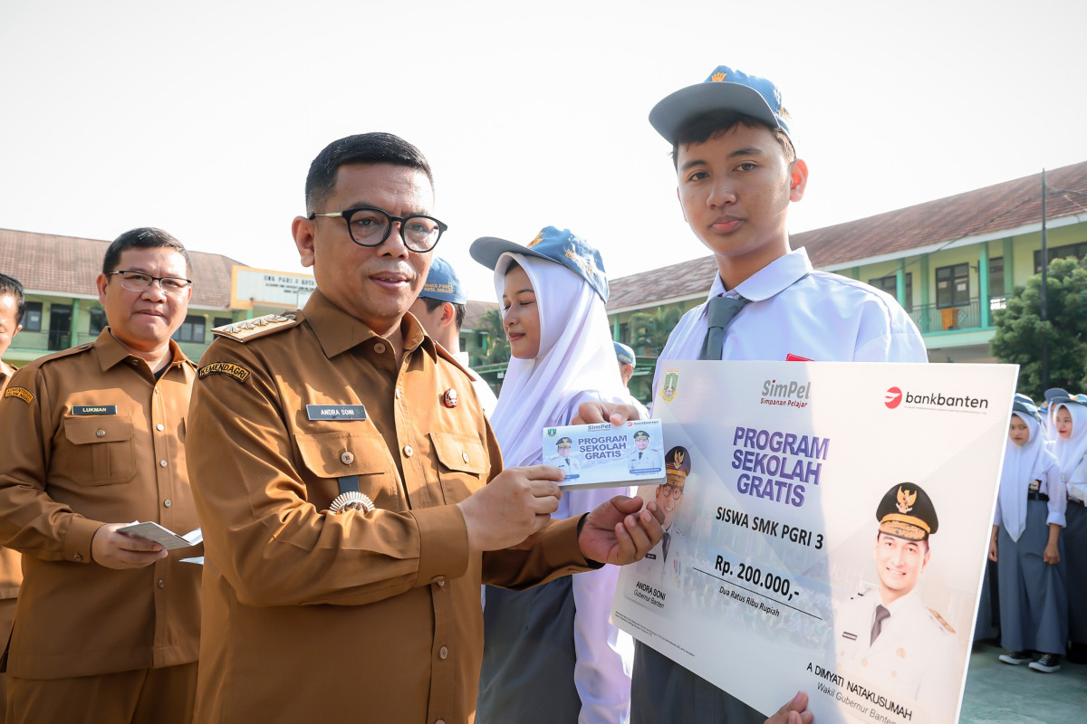 Program Sekolah Gratis Gubernur Banten Andra Soni untuk Tahap ke-2 Segera Rampung