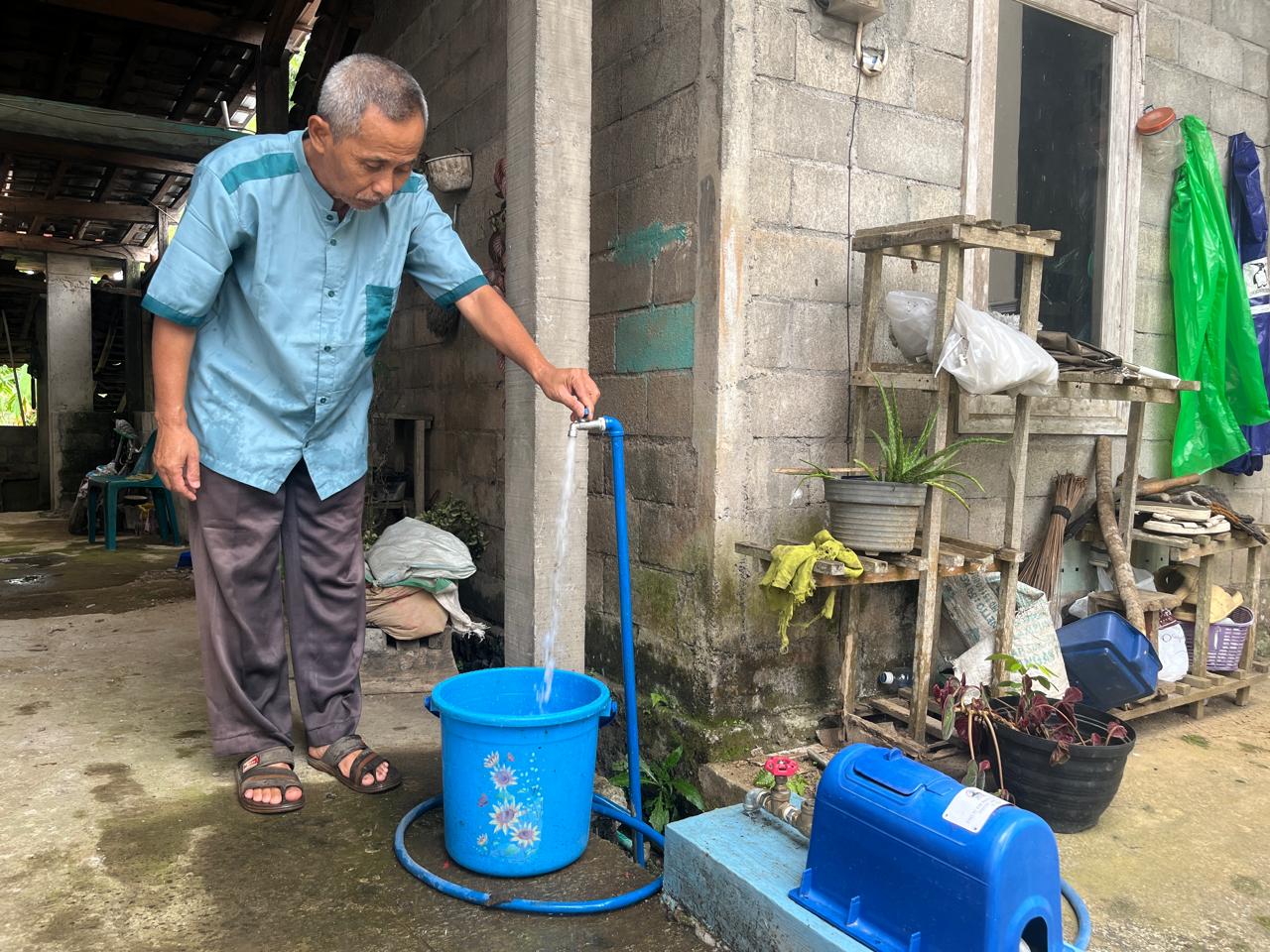 Bantuan SPAM Gubernur Jateng Bikin Air Melimpah, Warga Desa Wisata di Wonosobo Semringah