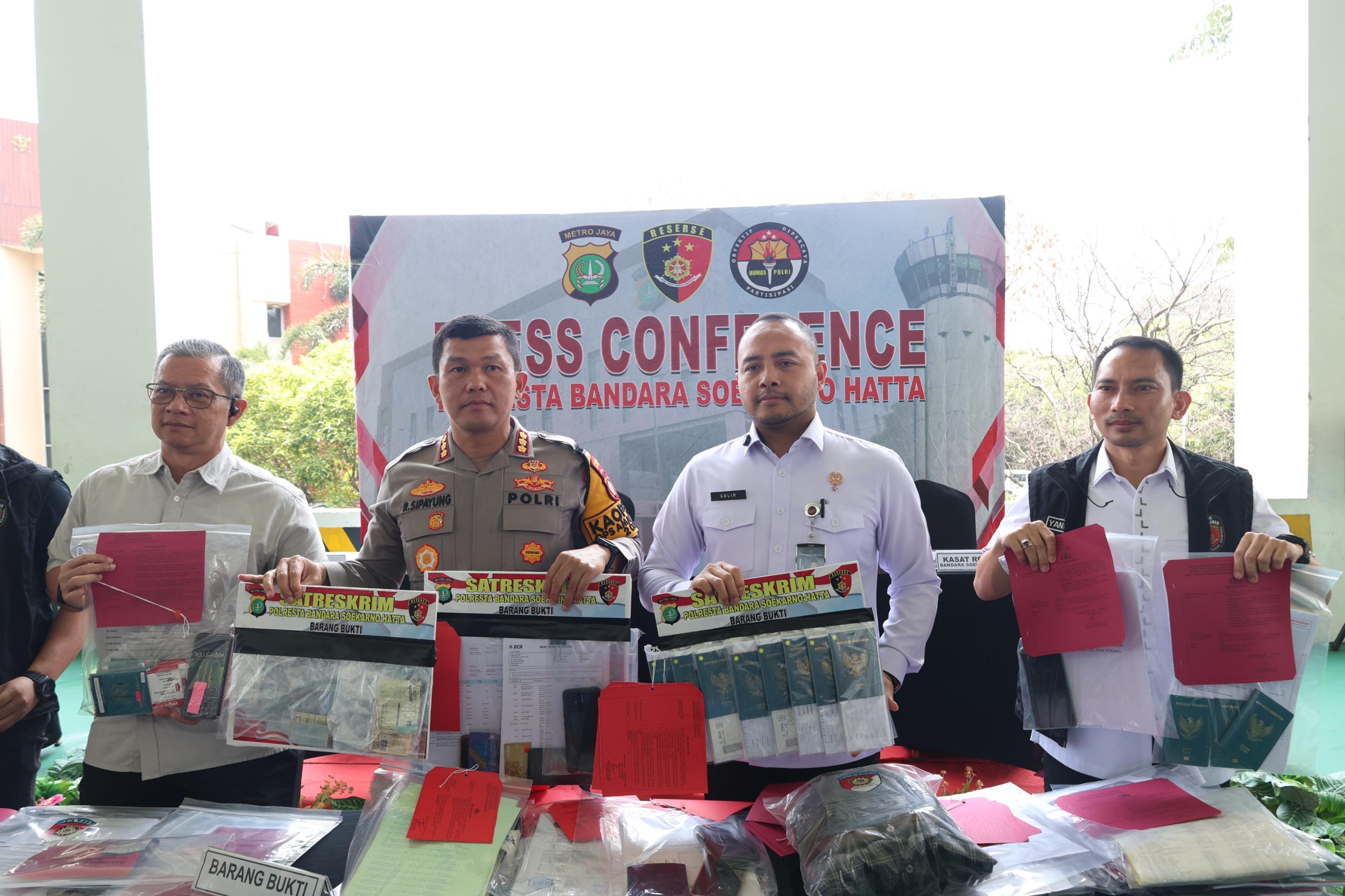 Polresta Bandara Soetta Tangkap Belasan Tersangka Kasus TPPO