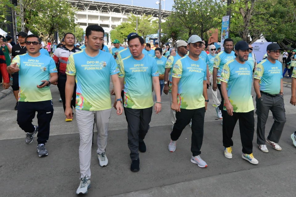 Wamenpora Taufik Hadiri DPD RI Green Democracy Fun Walk