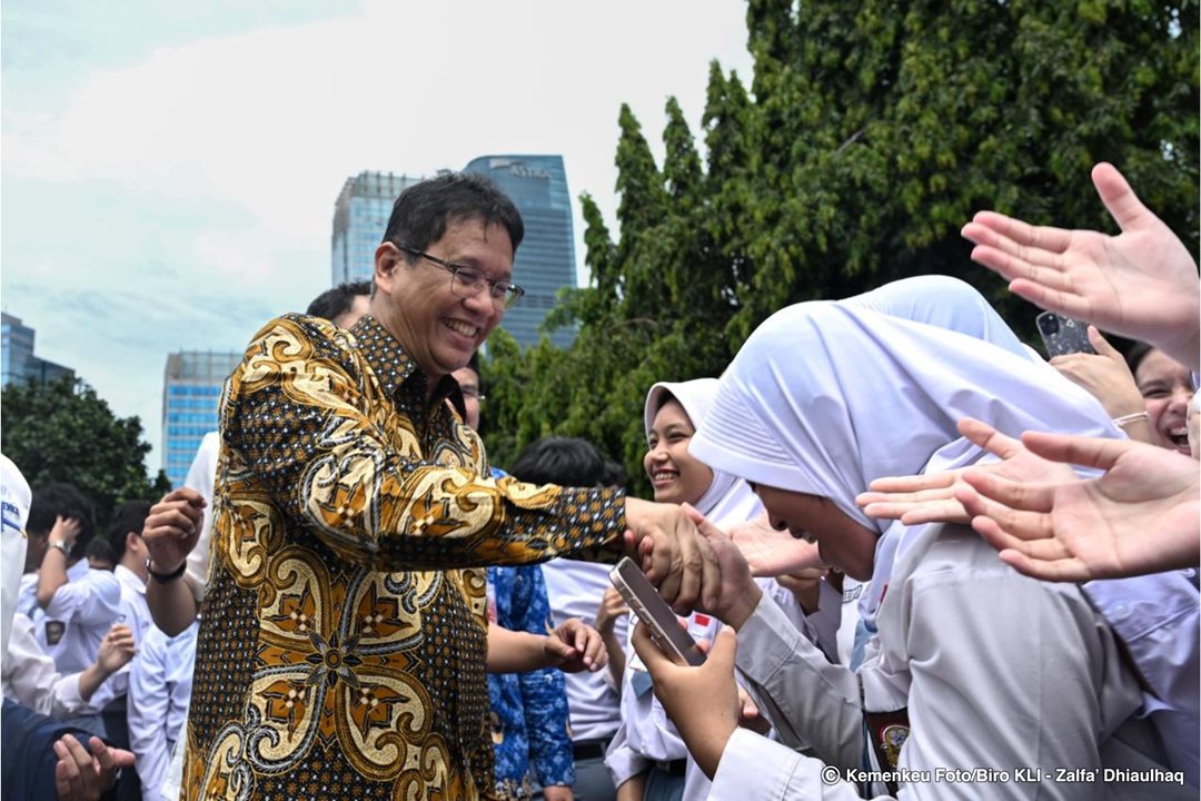 Kemenkeu Mengajar 10 Dilakukan Serentak, Menkeu dan Wamenkeu Turut Andil