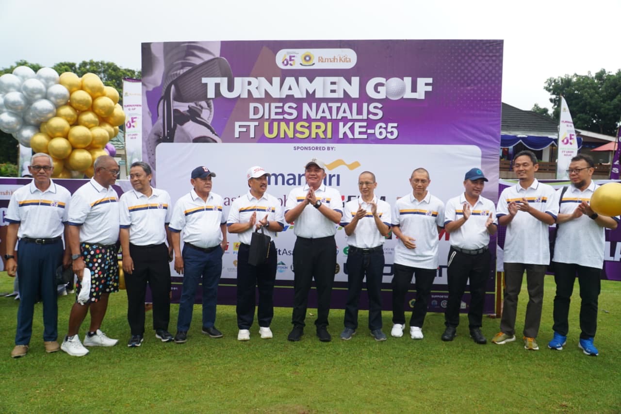 Gubernur Sumsel Buka Turnamen Golf Dies Natalis ke-65 Fakultas Teknik Unsri