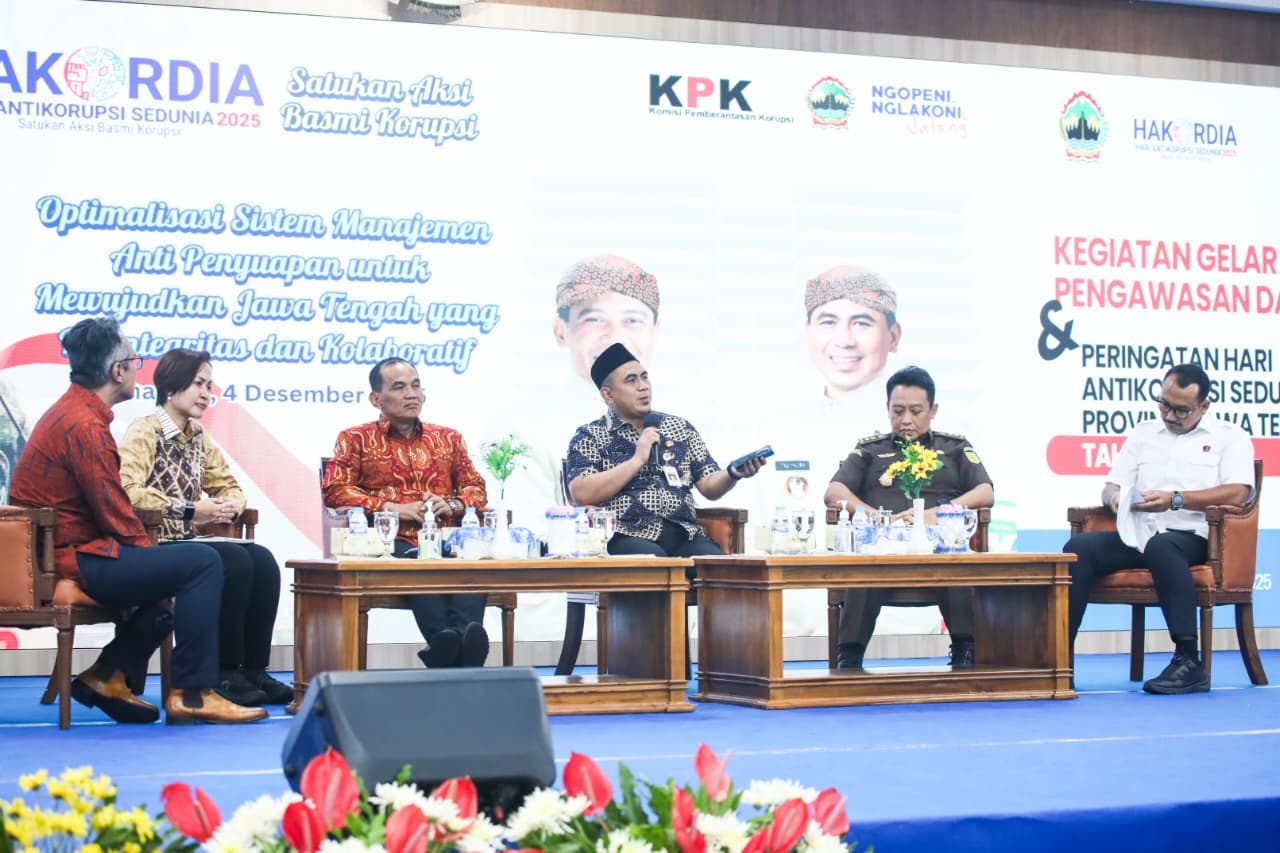 Cegah Korupsi, Taj Yasin Tekankan Terus Jaga Kesadaran Tegakkan Aturan