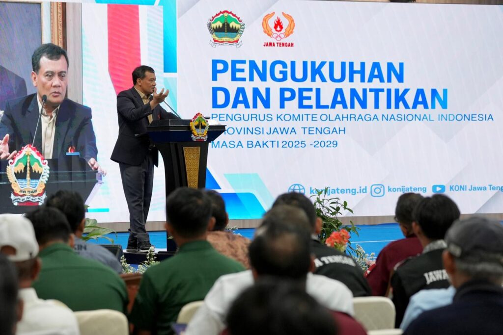 Pengurus KONI Jateng Dilantik, Sujarwanto Janji Majukan Prestasi Olahraga