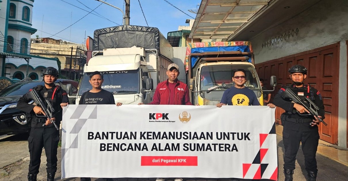 Wujud Solidaritas, KPK Galang Donasi Bagi Korban Bencana Sumut dan Aceh