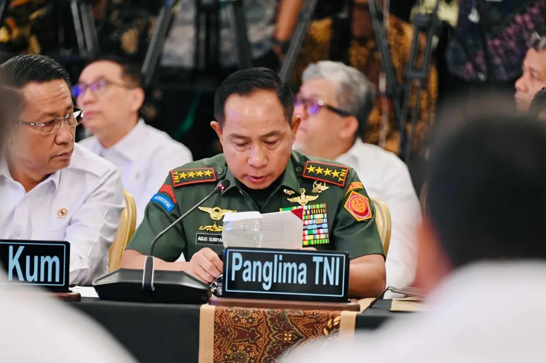 Panglima TNI Hadiri Sidang Kabinet Paripurna Bahas Penanganan Bencana dan Isu Strategis