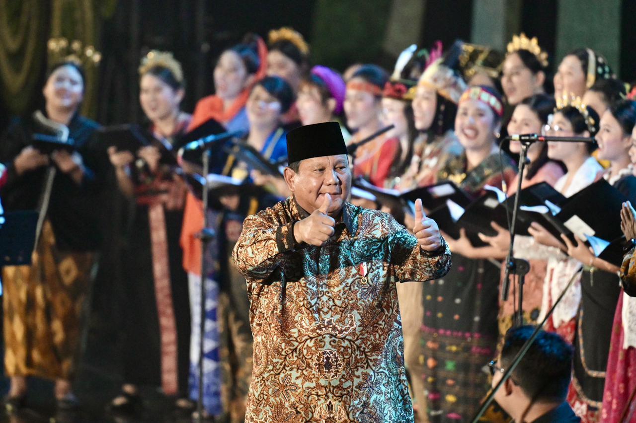 Di Puncak Natal Nasional 2025, Presiden Prabowo Umumkan Indonesia Capai Swasembada Beras