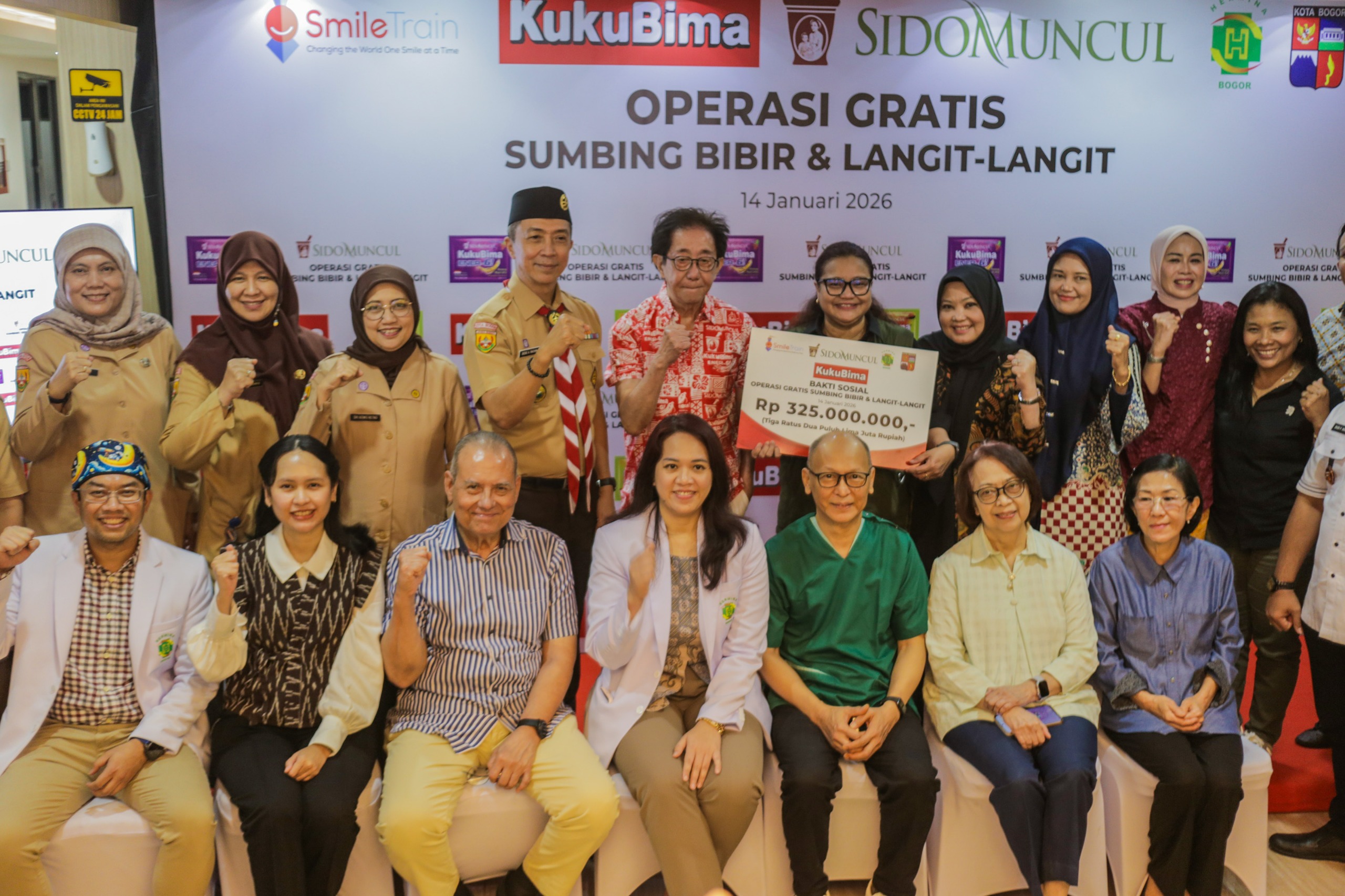 50 Pasien Jalani Operasi Gratis Sumbing Bibir di RSU Hermina Bogor