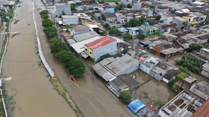 UPDATE: Banjir Kota Tangerang Hanya Tersisa 4 Titik di Kecamatan Periuk