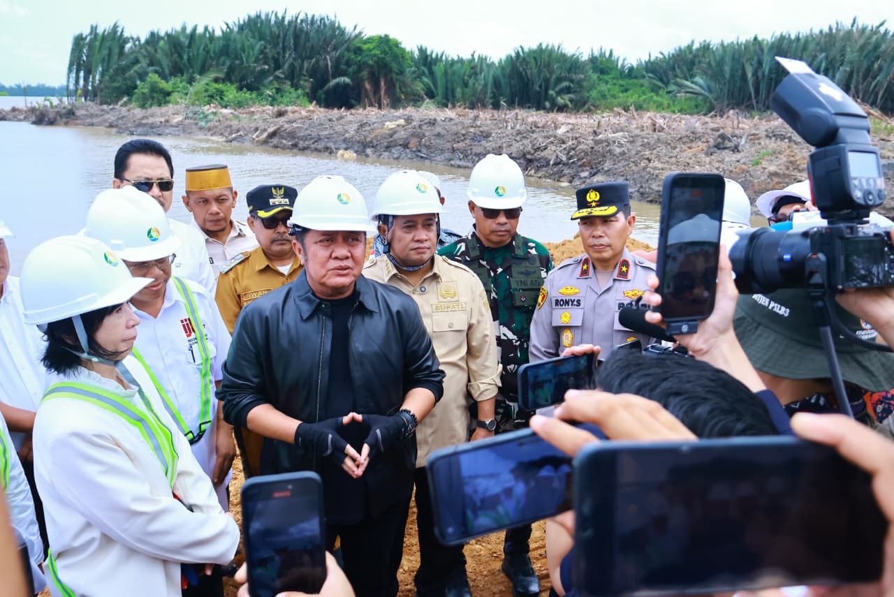 Pertama di Gubernur Groundbreaking Pembangunan Pabrik Bio-Avtur Berbasis Kelapa di Banyuasin Sumsel