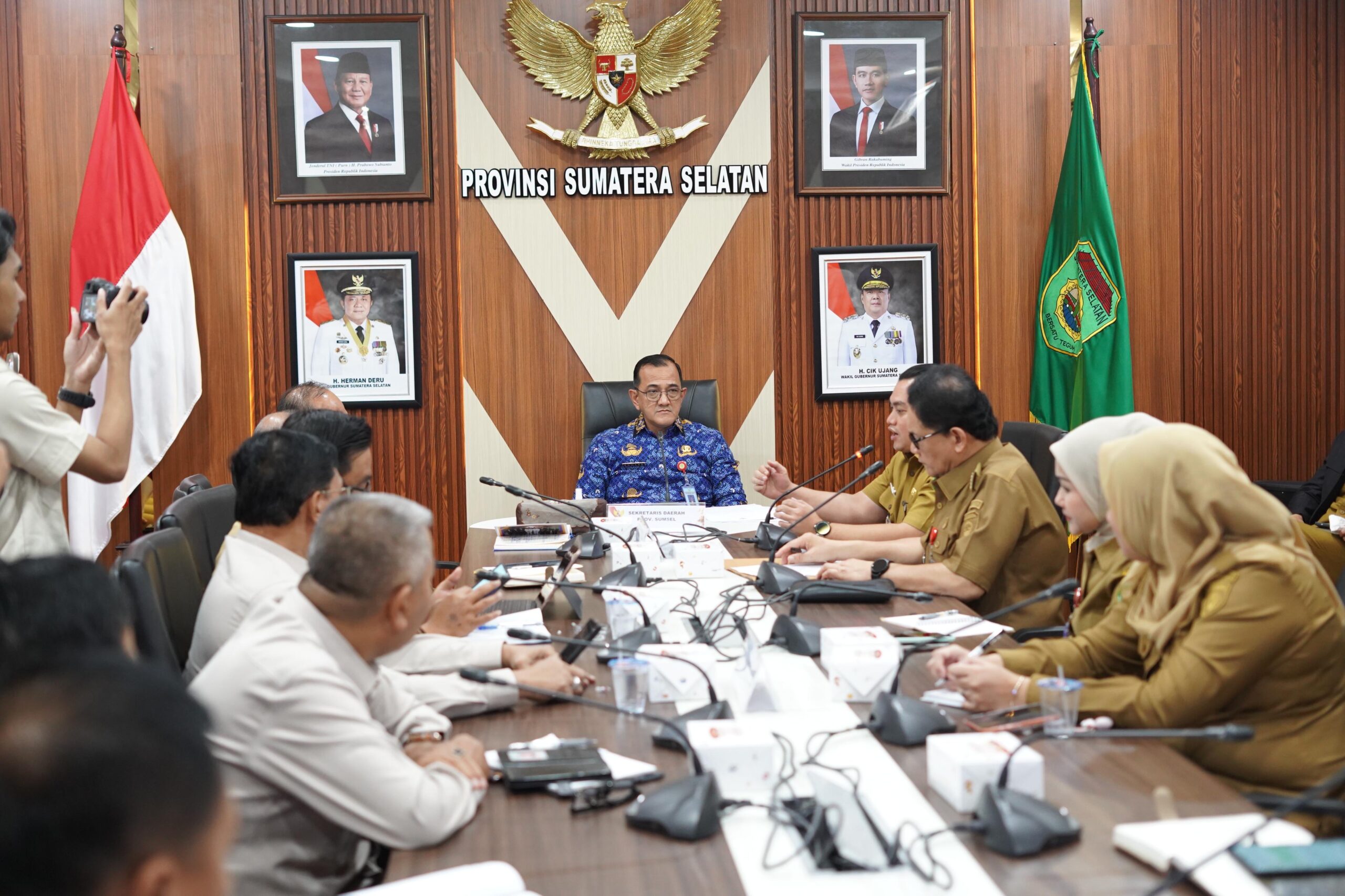 Sinergi Kesehatan dan Wisata: Sekda Sumsel Matangkan Persiapan Launching Sumsel Health and Tourism