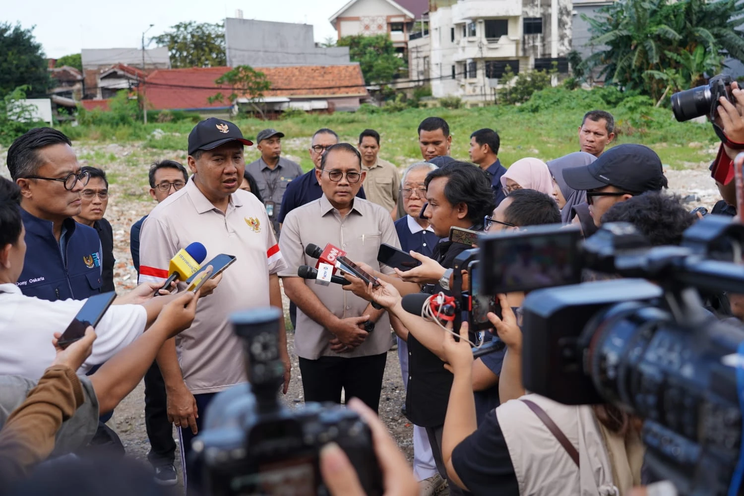 Menteri PKP Tinjau Lahan Milik Angkasa Pura Seluas 1,61 Ha di Senen, Pembangunan Rusun Ditargetkan Mulai Mei 2026