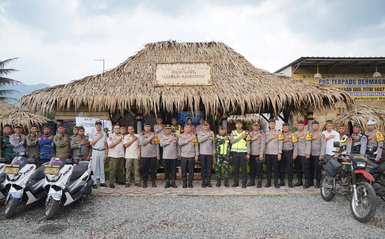 Kapolda Jabar Tinjau Pos Terpadu Nagreg, Pastikan Kesiapan Pengamanan Arus Mudik