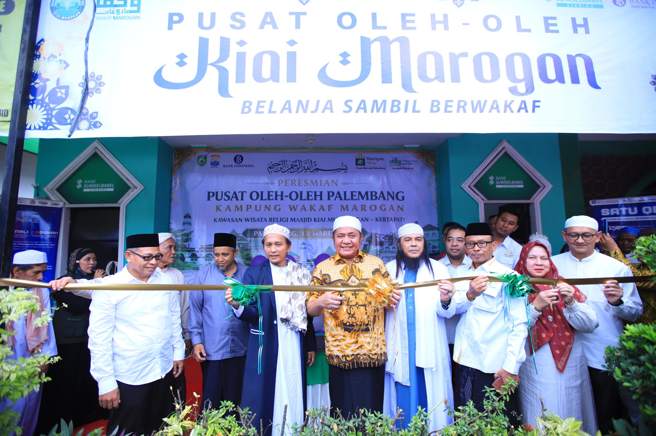 Gubernur Soft Launching Pusat Oleh-Oleh Marogan, Langkah Baru Hidupkan Wisata Religi Palembang