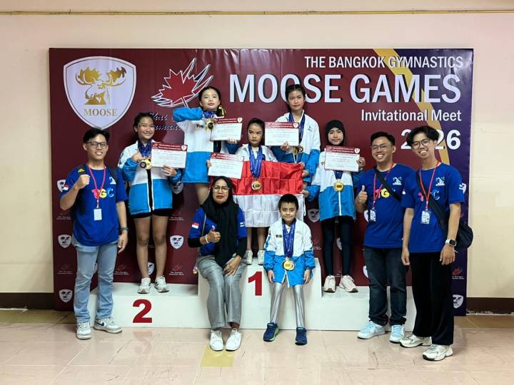 Tangerang Gymnastic Club Sukses Borong 17 Medali Emas di Kancah Internasional