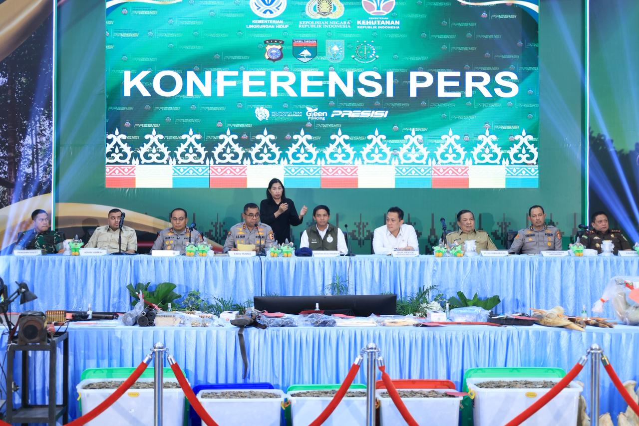 Polda Riau Bekuk 15 Tersangka Jaringan Perburuan Gajah Sumatera Lintas Provinsi