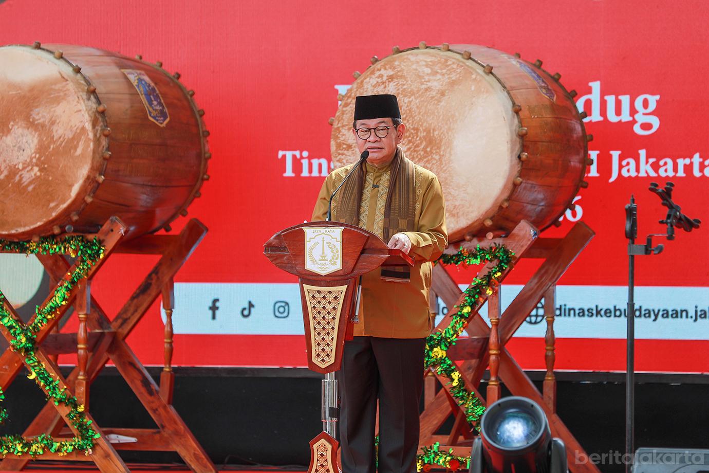 Buka Festival Tabuh Bedug, Gubernur: Pemprov Ingin Rawat Tradisi di Jakarta