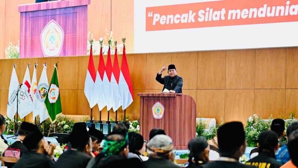 Presiden Prabowo: Pencak Silat adalah Jati Diri Bangsa, Membentuk Karakter dan Jiwa Kesatria Indonesia