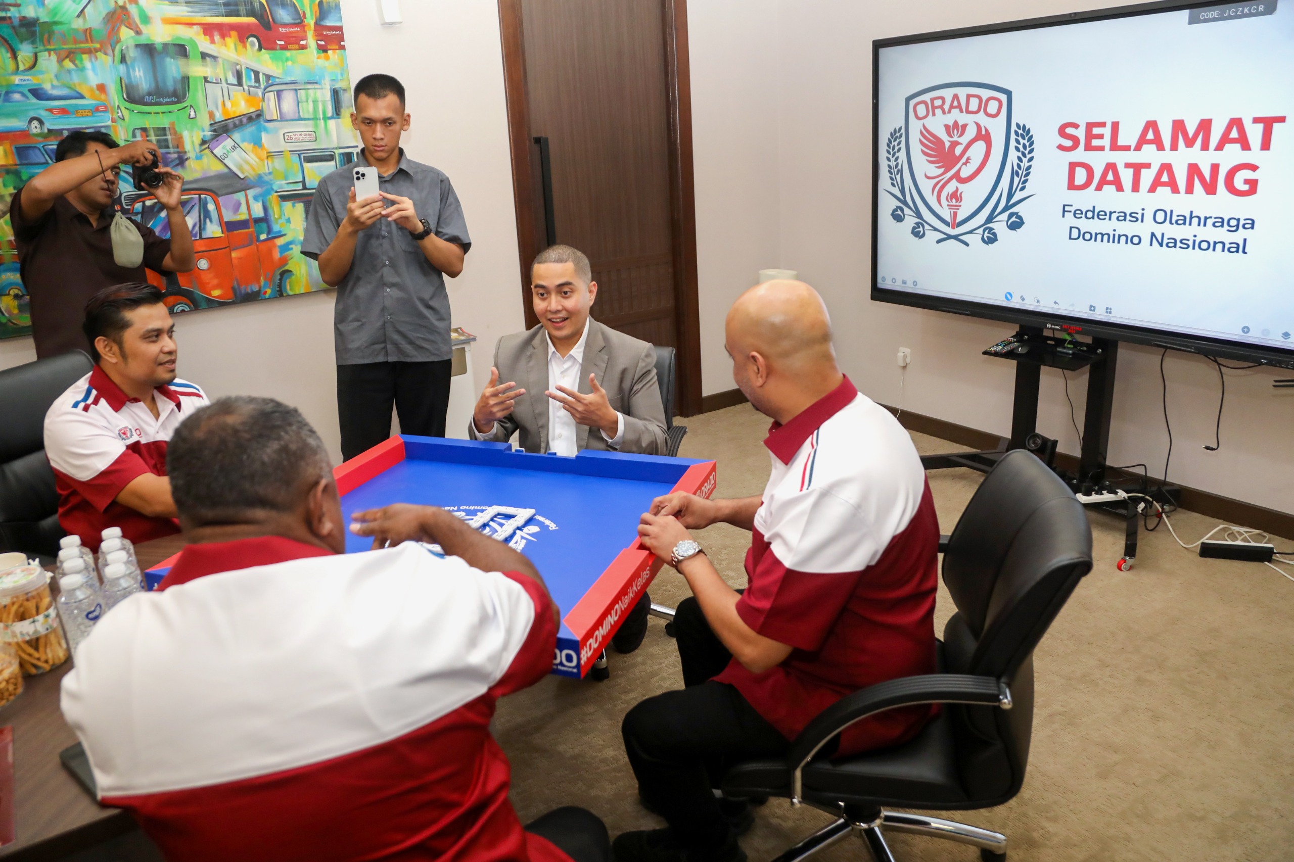 Terima audiensi ORADO, Wakil Ketua DPRD DKI Jakarta: Domino Mampu Bangun Karakter