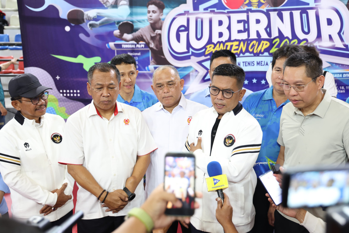 Andra Soni Buka Kejuaraan Tenis Meja Nasional Gubernur Banten Cup 2026