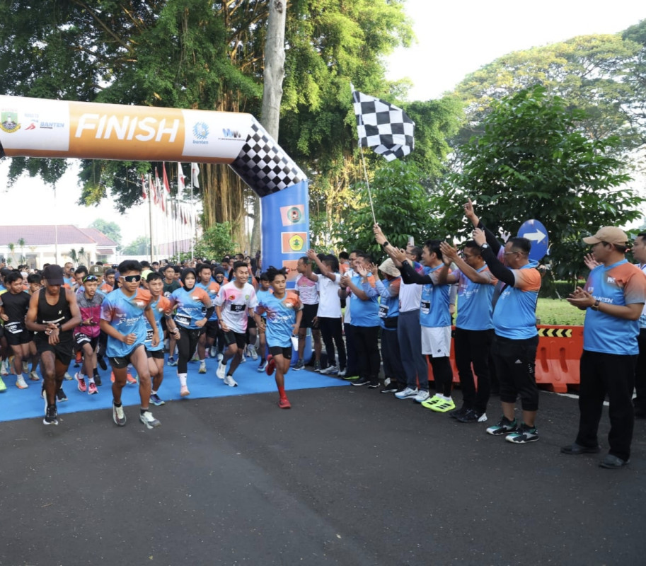 Geliat Sport Tourism Terus Berkembang, Ratusan Pelari Ramaikan Road to Banten Marathon